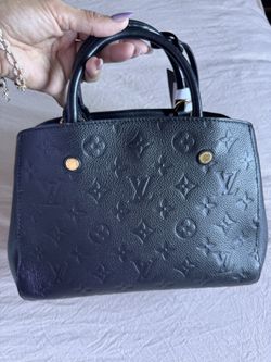 LOUIS VUITTON Montaigne BB Handbag Monogram empreinte