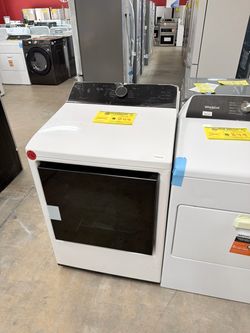 LG White Front-Load Dryer