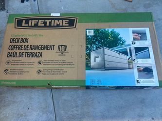 Lifetime 170-Gallon Resin Outdoor Storage Deck Box
