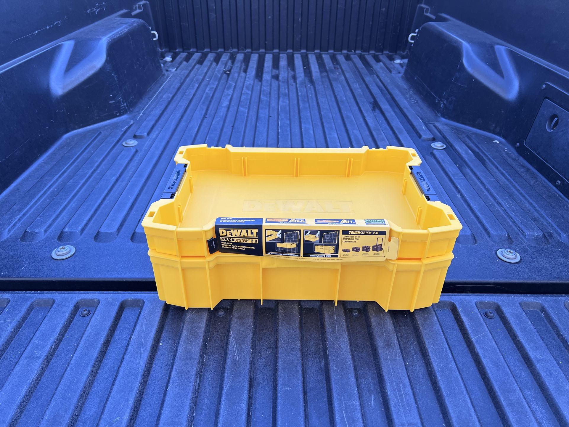 DEWALT TOUGHSYSTEM 2.0 Deep Tool Tray & TOUGHSYSTEM 2.0 Shallow Tool Tray **$20 For The Set**