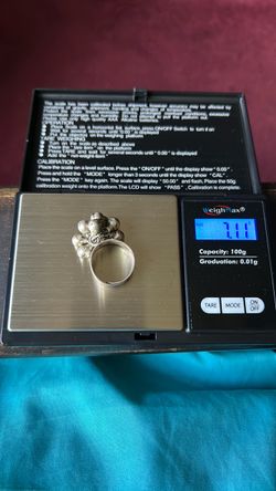 Jingle bell silver ring!