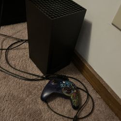 Xbox Series X with Wired Controller. 