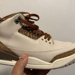 Jordan 3 - LT OREWOOD BRN/METALLIC BROWN