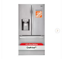 36 in. 28 cu. ft. 3-Door French Door Refrigerator w/ Ice and Water Dispenser and Craft Ice in PrintProof Stainless Steel