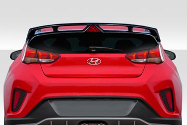 Blemished 2019-2023 Hyundai Veloster Carbon Creations N Look Rear Wing Spoiler - 1 Piece