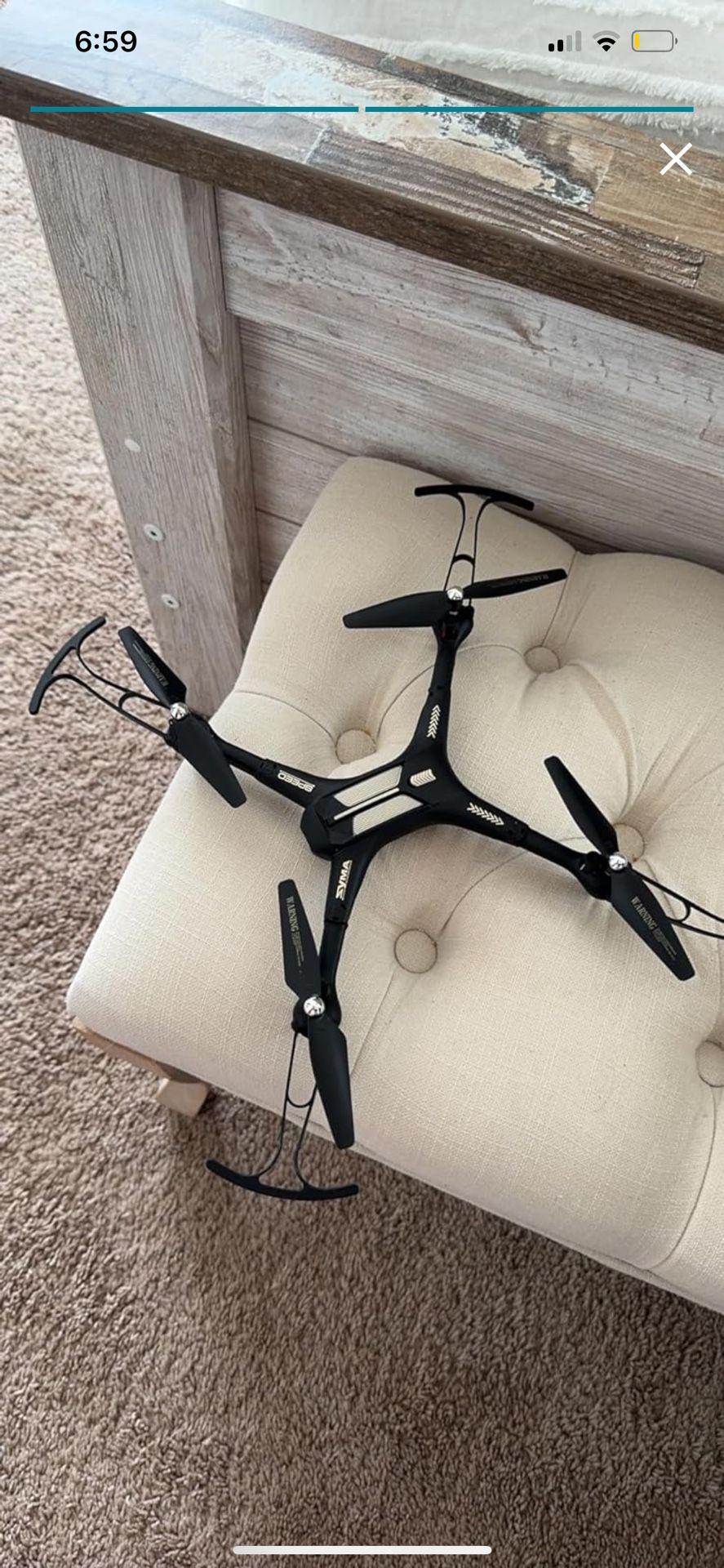 Drone With Camera, SYMA X600W Foldable 1080P FPV Camera Drone, Remote Control Quadcopter With Altitude Hold VR, 