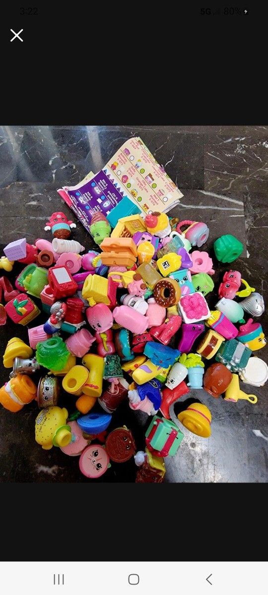 TOYS SHOPKINS 100 PIECES LOT 1