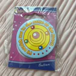 Sailor Moon Scouts Button Pin