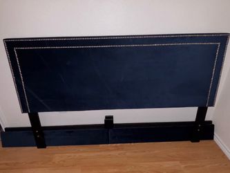 Blue headboard -Queen
