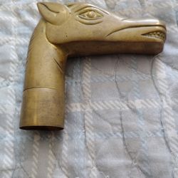 Brass Horse Head Cane Topper