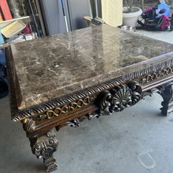 Coffee Marble Table 