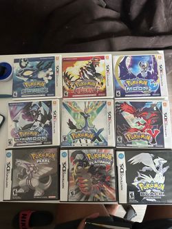 Pokemon video game lot DS 3DS and switch