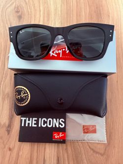 Ray-Ban MEGA WAYFARER 51MM Black BRAND NEW
