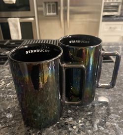 Starbucks 12oz Oil slick Mugs