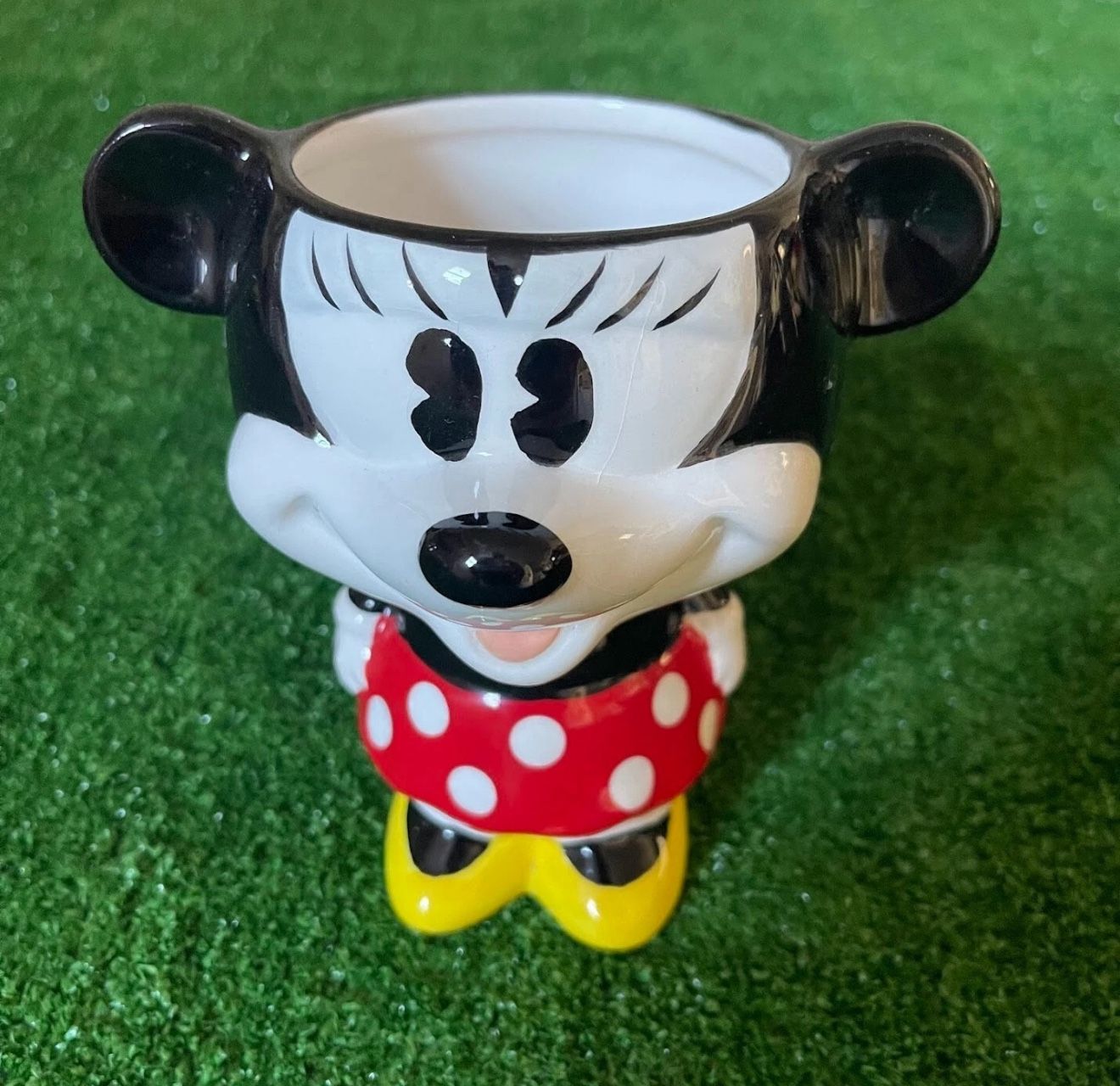 Minnie Mouse Disney Galerie Full Body Ceramic RARE Figurine Cup Mug