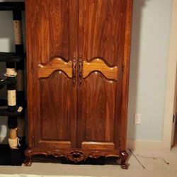 Custom, Highly Ornate Armoire