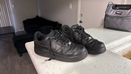 Black Air Force 1s Size 9