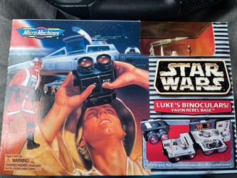 1996 Star Wars MICRO MACHINES Luke's Binoculars/Yavin Rebel Base Adventure Gear cash local only!