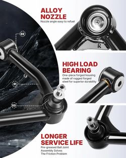 Front Upper Control Arms for 2019–2024 Chevy Silverado 1500 / GMC Sierra 1500, 2-4” Lift, 2PCS