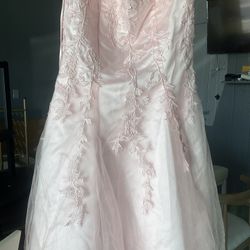 Pink Prom Dress Size 8