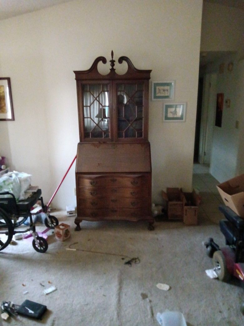Antique Mahogany Secretary Desk