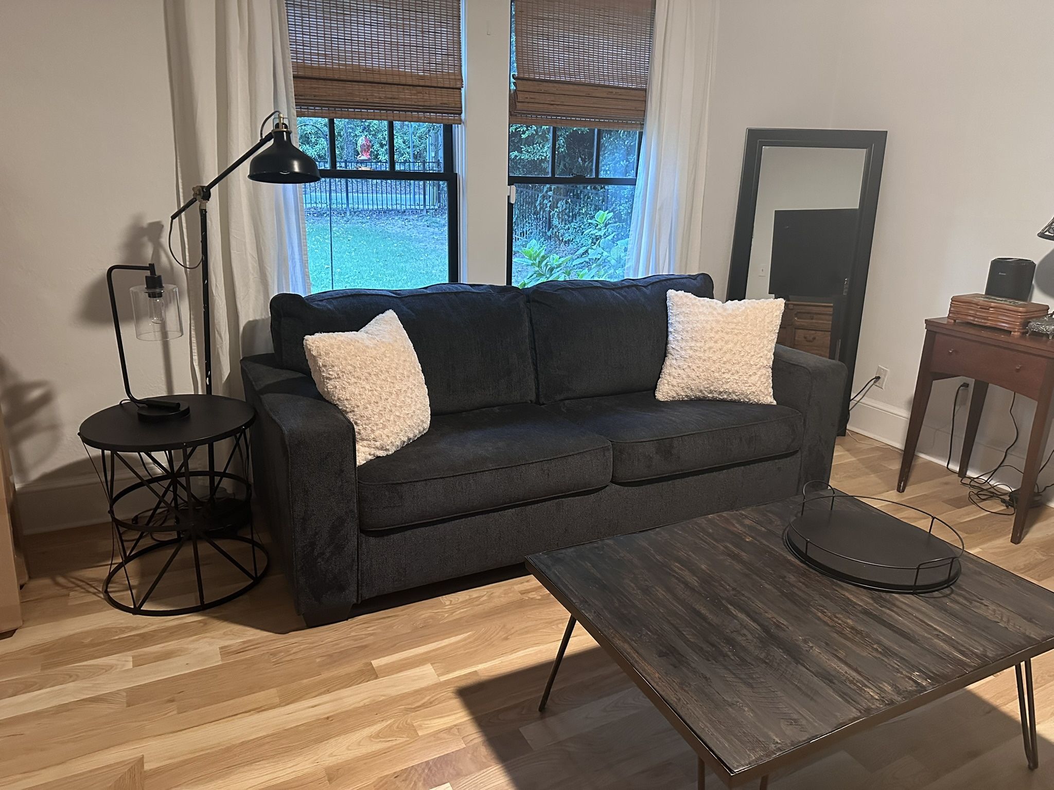 Ashley Furniture Queen Sleeper Sofa w/ Accessories