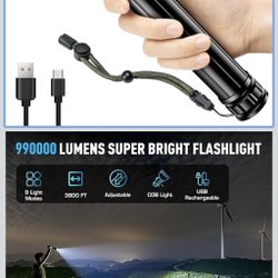 Flashlight Rechargeable 