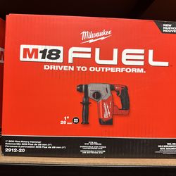Milwaukee M18 FUEL 18V Lithium-Ion Brushless Cordless 1 in. SDS-Plus Rotary Hammer (Tool-Only)