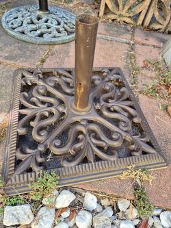 Square Cast-iron Patio Umbrella Base