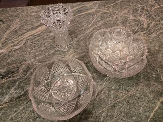 Serving bowls & vase