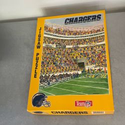 Vintage Chargers, Football Jigsaw Puzzle