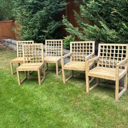 Outdoor Dining Chairs - Set Of 5 