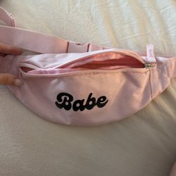Pink babe Fanny Pack 