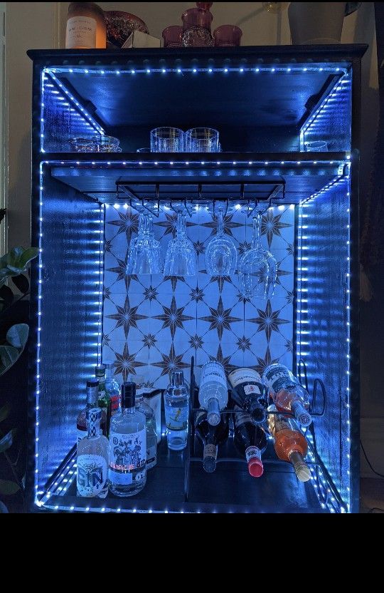 Bar Cabinet From A Dresser