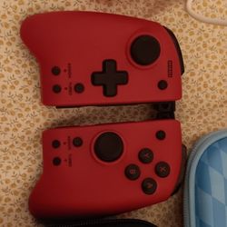 Nintendo Switch Controllers,  Hori Controller, 3 Cases.
