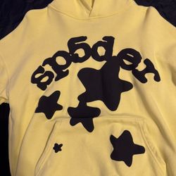 sp5der hoodie yellow