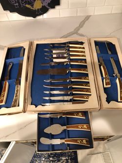 Knife and cutlery vintage set