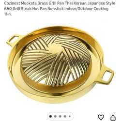 Korean BBQ grill Pan