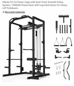 Mikolo F4 2.0 Power Cage with Pulley System