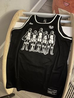 EFF Black Fives Basketball Jersey LARGE