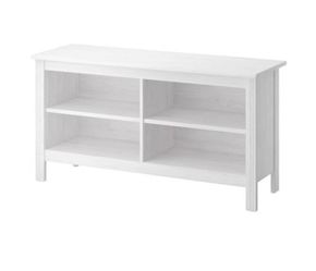 IKEA BRUSALI TV Unit (white) with adjustable shelves (used)