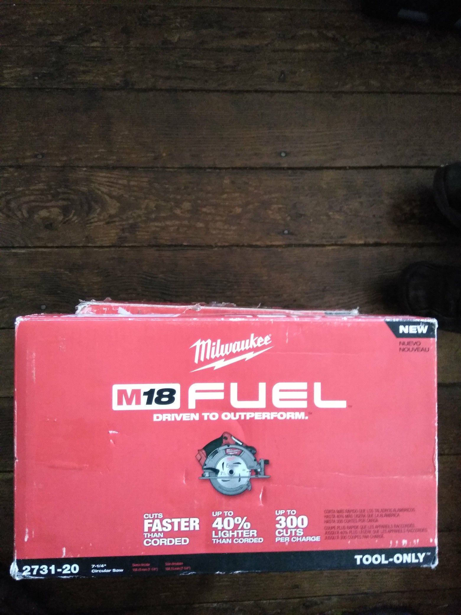 Milwaukee fuel 71/4 circular saw(bare tool) Bnib $125