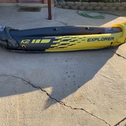 Inflatable Kayak Intex Explorer K2 - 2 Person - Used - HAS SMALL HOLE