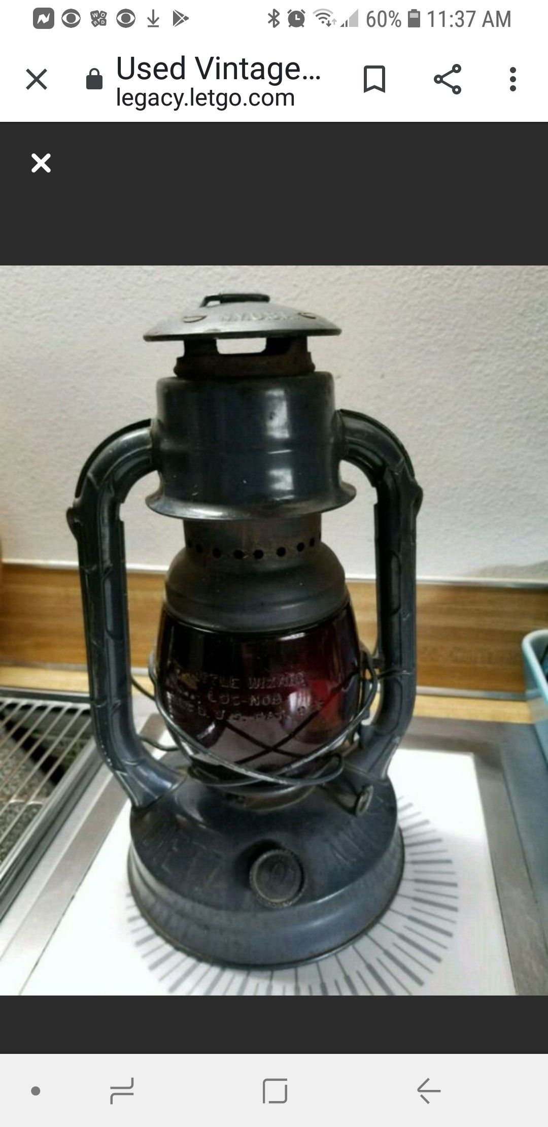 Vintage Dietz Little Wizard Red