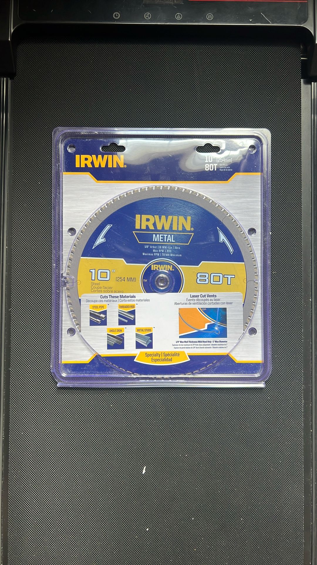 IRWIN Tools Metal-Cutting Circular Saw Blade, 10-inch, 80T