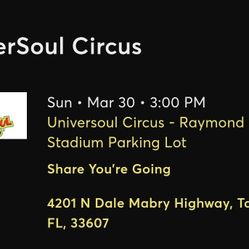 Universoul Circus Tickets