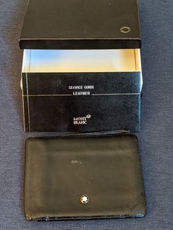 MONTBLANC MEISTERSTUCK WALLET. MADE IN GERMANY