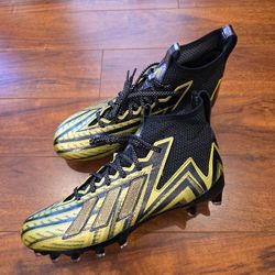Adidas Freak Spark Md 23 Inline Football Cleats Shoe Men's Size 10.5 Black/Gold 