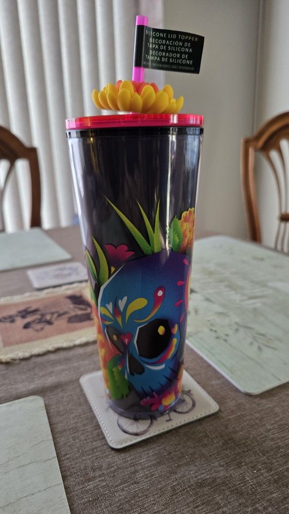 Starbucks Dia De Los Muertos Tumbler Cup Mexico 2025 Limited