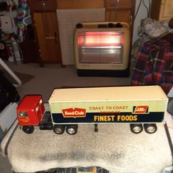 Vintage Japan Toy Truck And Trailer 
